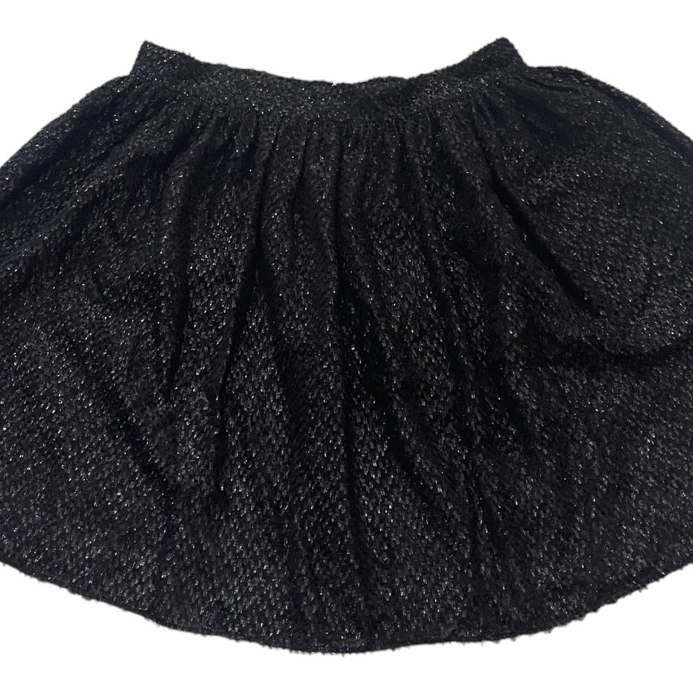 MICHAEL Michael Kors Black Silk Blend Sequin Flare Skirt Women's Size 8 NWT - Picture 4 of 13